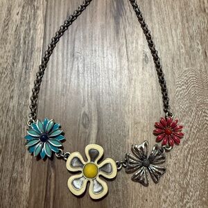 Lucky Brand Floral Multicolor Necklace